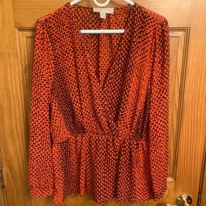 Michael Kors ladies long sleeve blouse